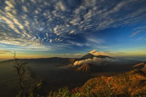 volcano, Smoke, Landscape, Mt, Merapi, 1920x1200