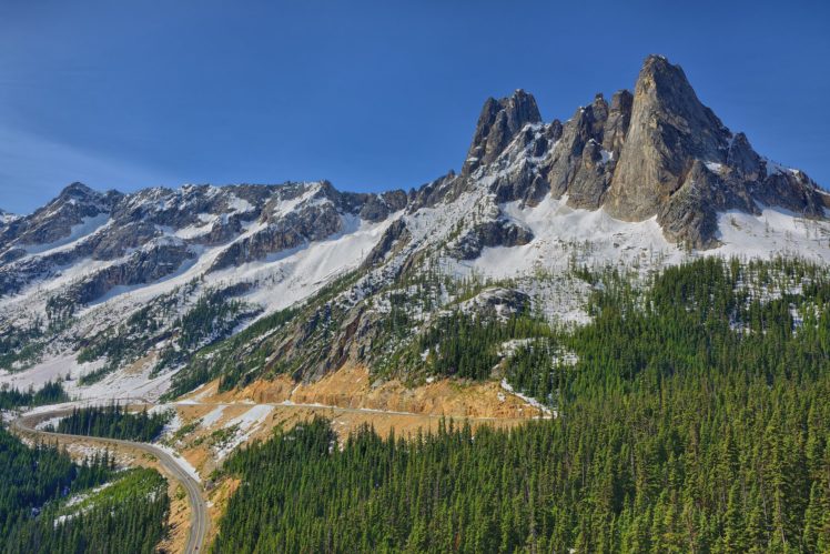 washington, Mountains, Forest, Road, 2048×1367 HD Wallpaper Desktop Background