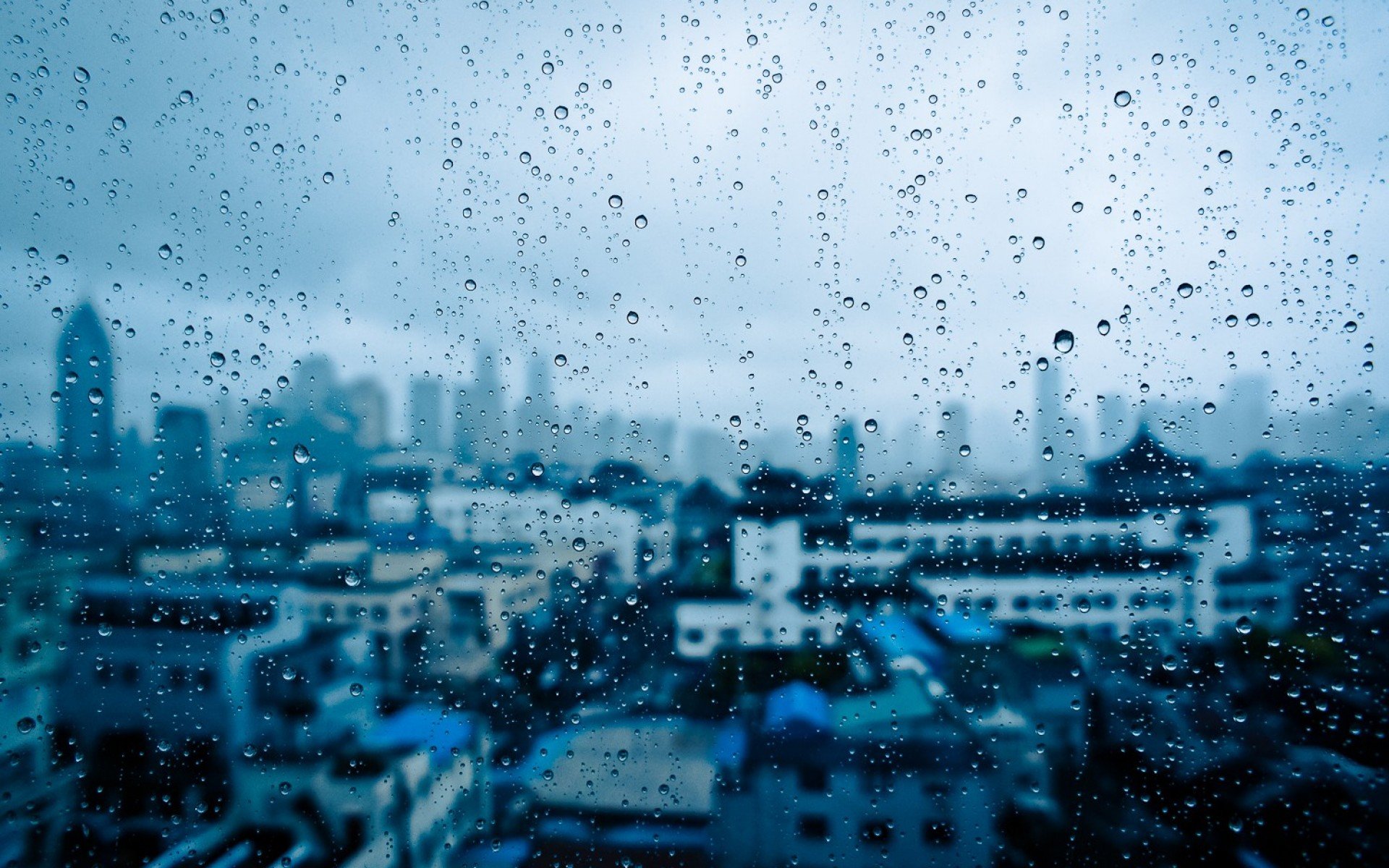 water, Rain, Glass, Window, Panes, Cities, Drops, 1920x1200, 62108 Wallpaper