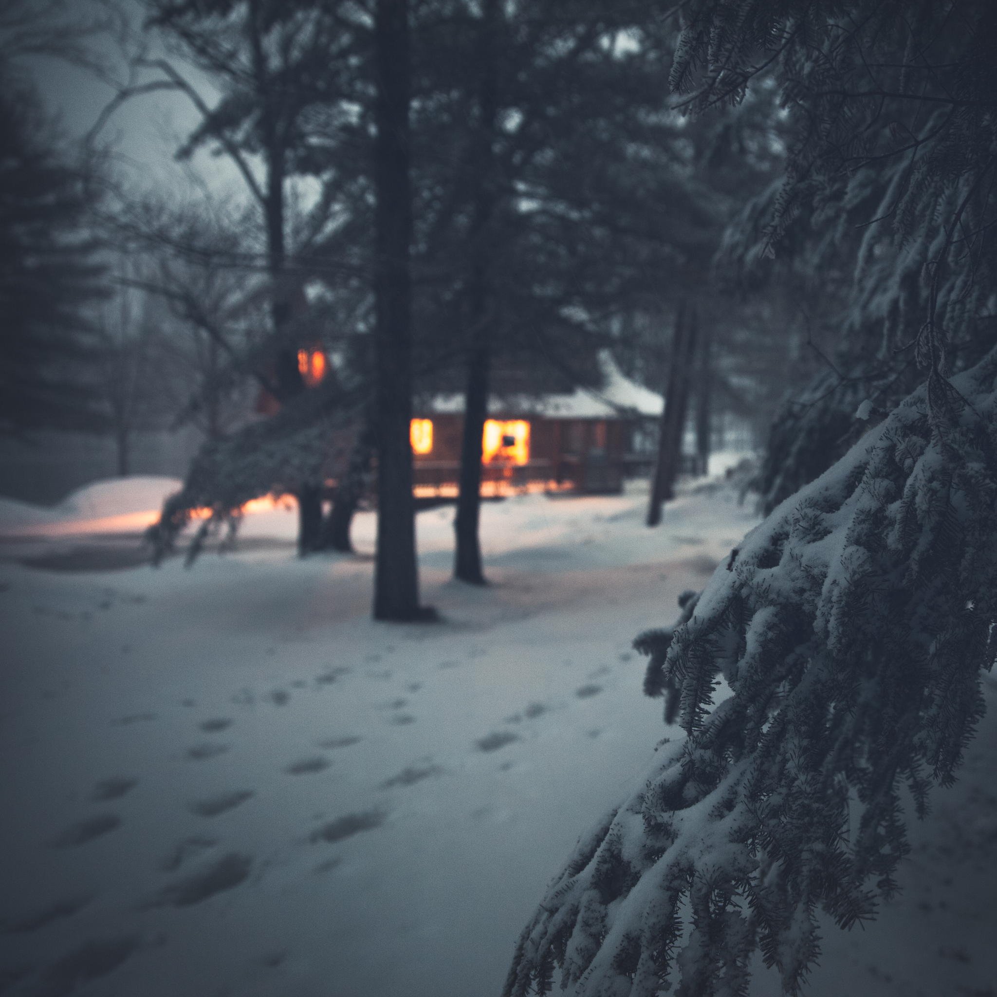 Зима Эстетика ночь