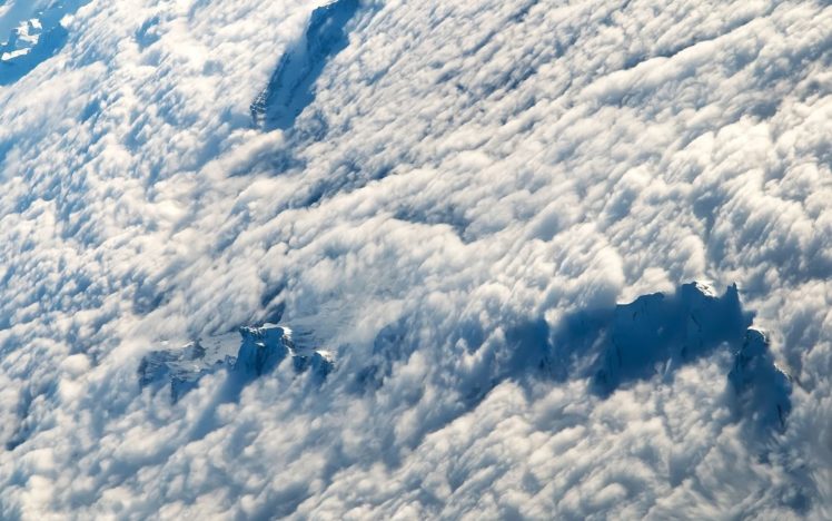 aerial, Clouds, Mountains, 1920×1200 HD Wallpaper Desktop Background