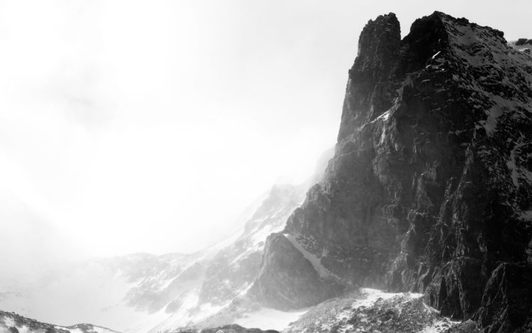 mountain, B, W, 1920×1200 HD Wallpaper Desktop Background
