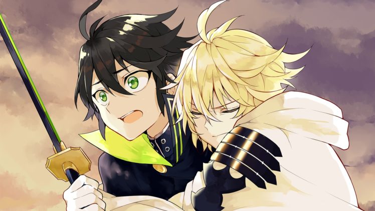 owari, No, Seraph, Series, Anime, Character, Vampire, Cute, Couple  Wallpapers HD / Desktop and Mobile Backgrounds