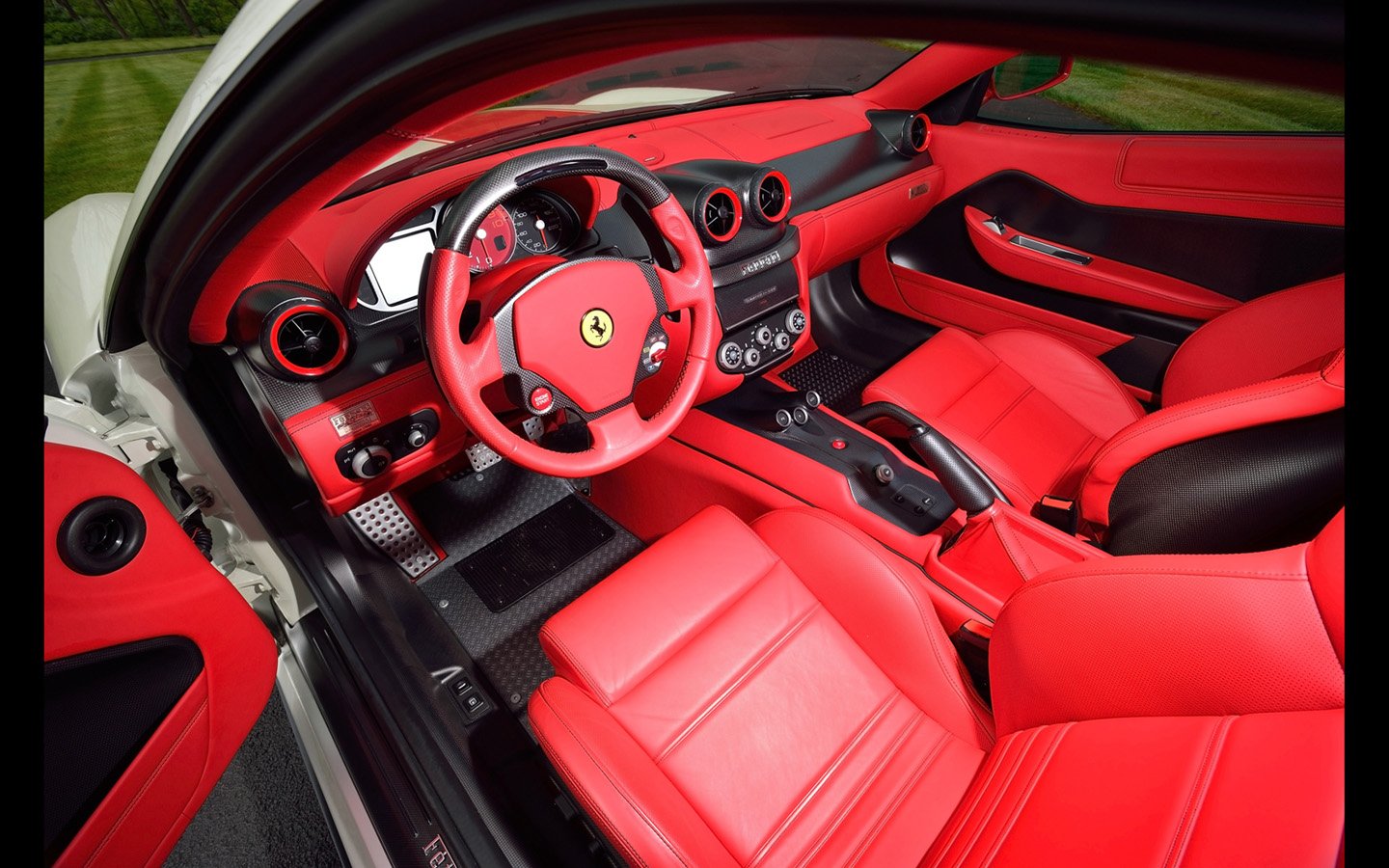 2011, Cars, Ferrari, 599, Gto, Pearl, White Wallpaper