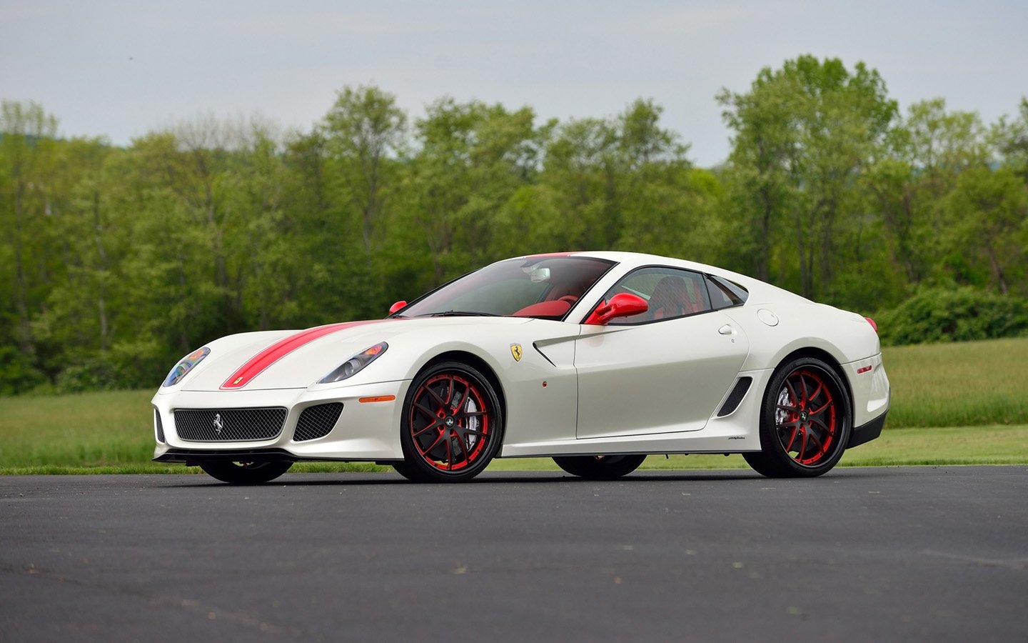 2011, Cars, Ferrari, 599, Gto, Pearl, White Wallpaper