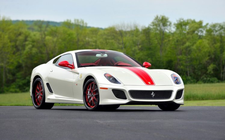 2011, Cars, Ferrari, 599, Gto, Pearl, White HD Wallpaper Desktop Background