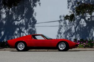 1968, Cars, Red, Lamborghini, Miura, P400