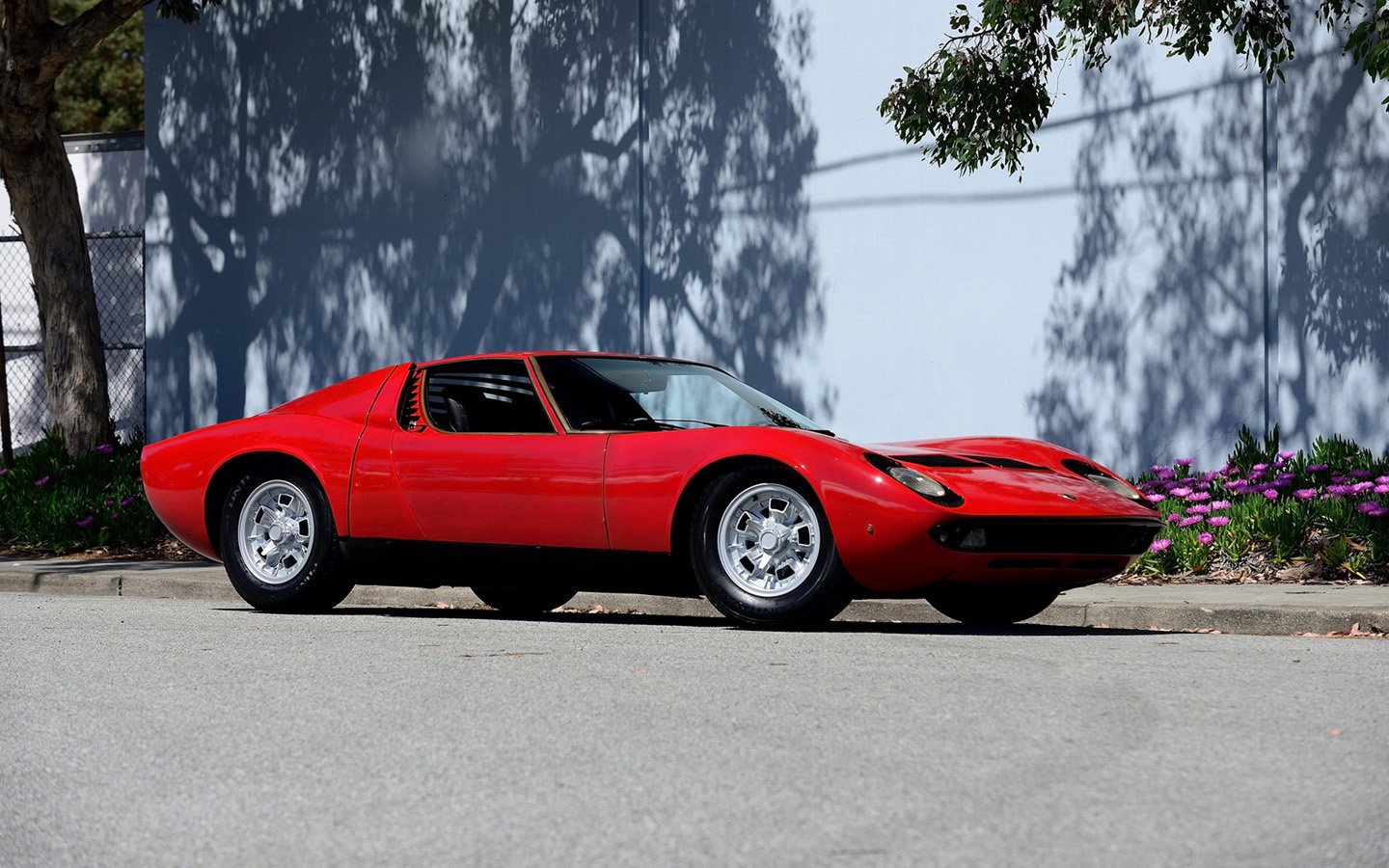 1968, Cars, Red, Lamborghini, Miura, P400 Wallpaper