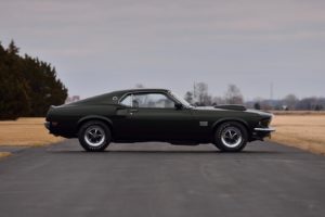 1969, Cars, Fastback, Ford, Mustang, Boss, 429, Black, Jade