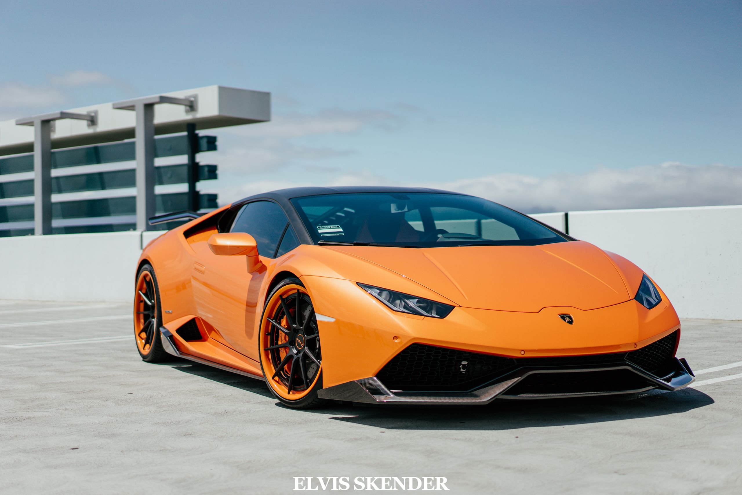 , Orange, Lamborghini, Huracan, Cars Wallpaper