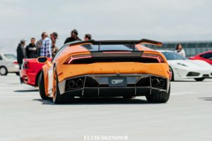 , Orange, Lamborghini, Huracan, Cars