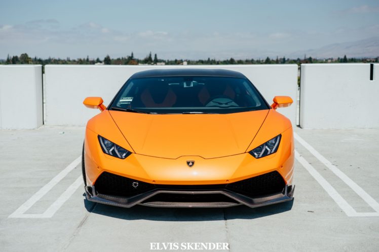 , Orange, Lamborghini, Huracan, Cars HD Wallpaper Desktop Background