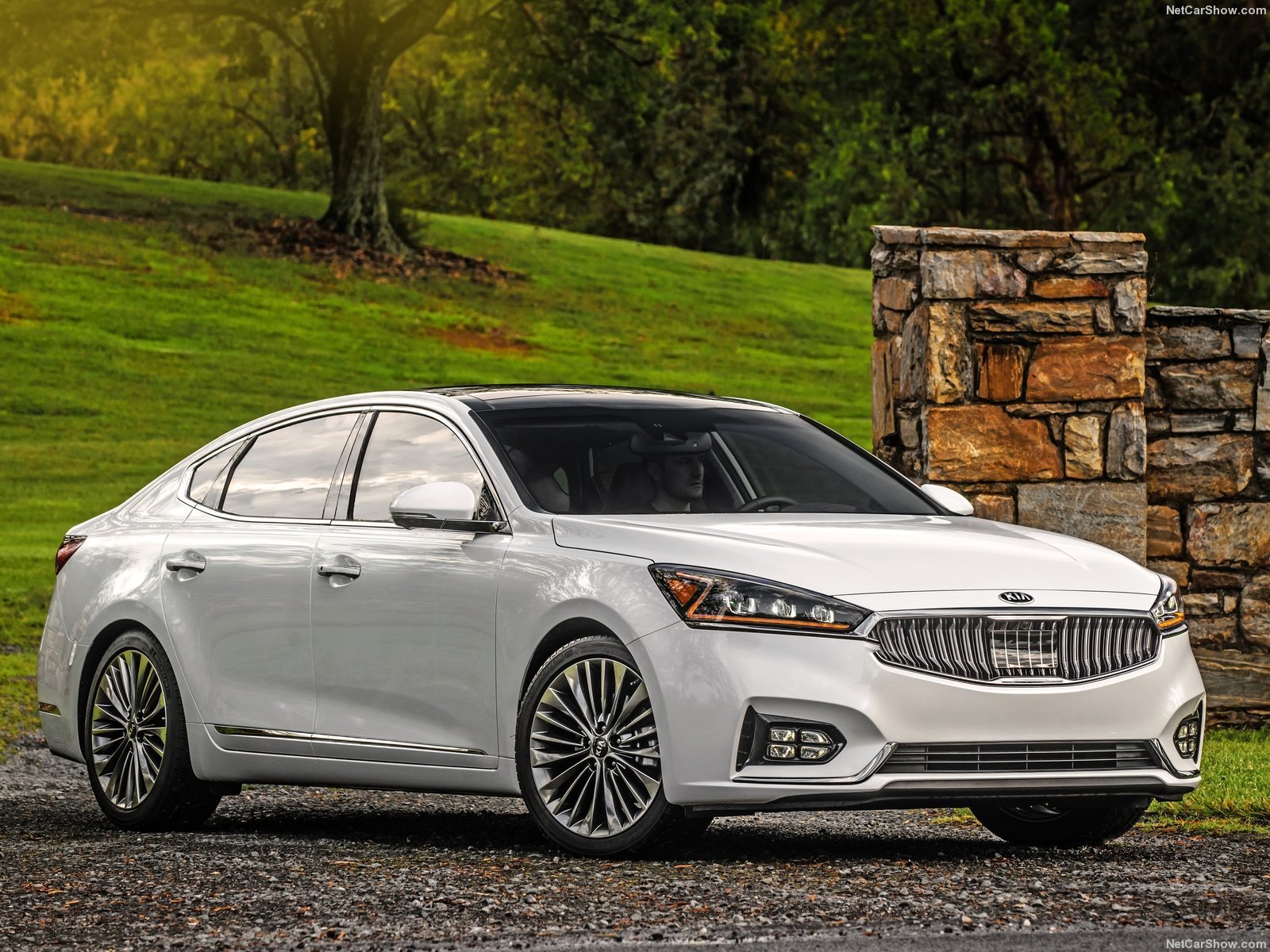 kia, Cadenza, Cars, White, Sedan, 2016 Wallpaper