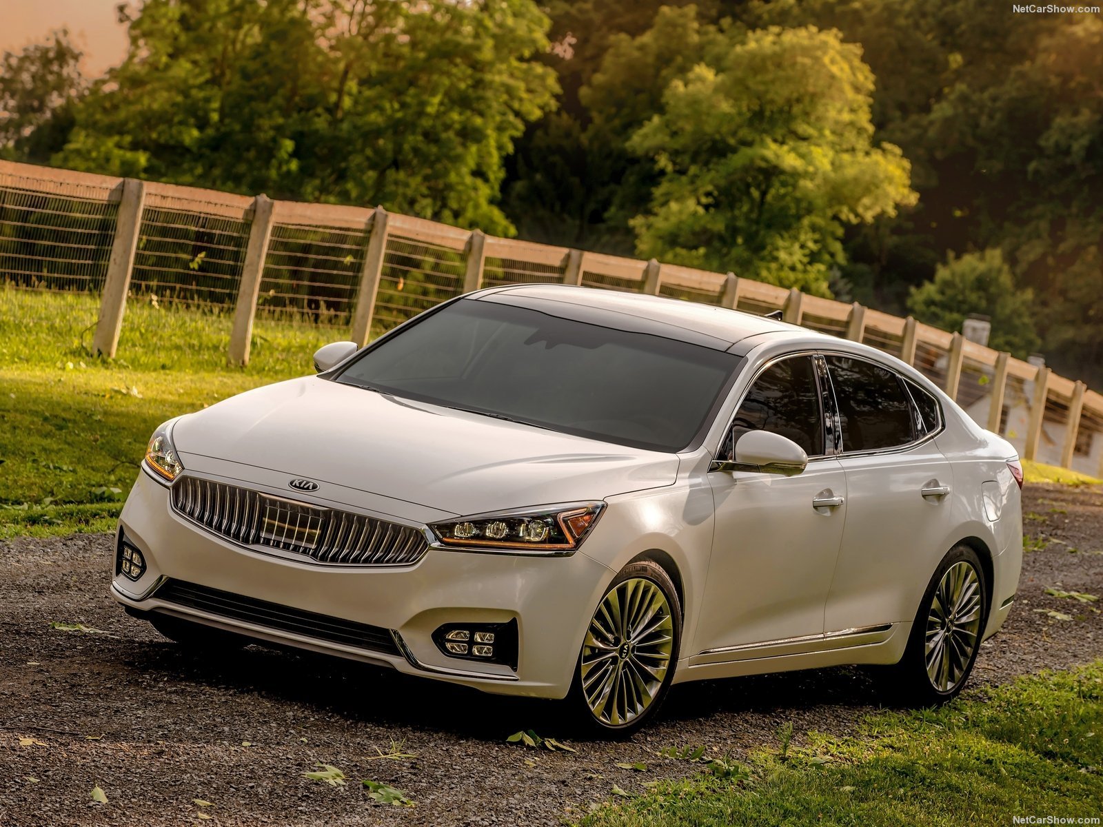 kia, Cadenza, Cars, White, Sedan, 2016 Wallpaper