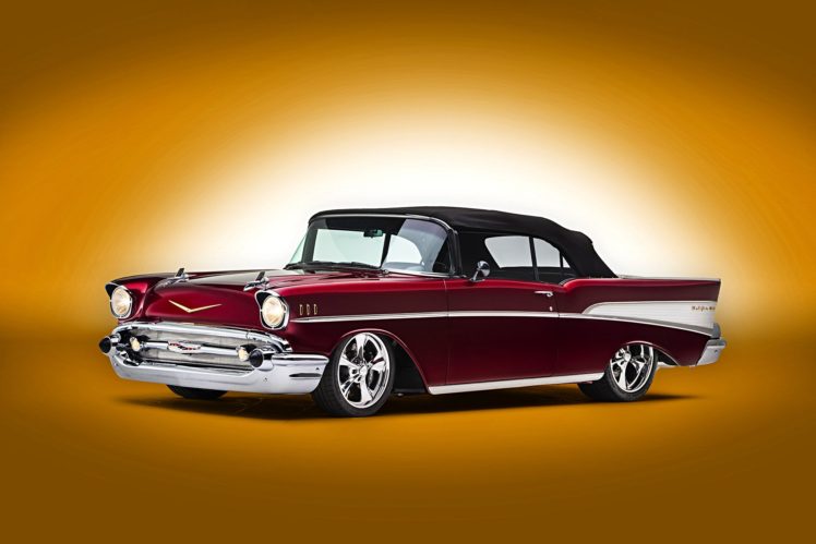 1957, Chevrolet, Bel, Air, Convertible, Modified, Classic, Cars HD Wallpaper Desktop Background