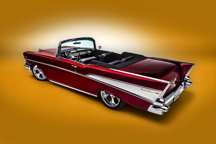 1957, Chevrolet, Bel, Air, Convertible, Modified, Classic, Cars HD Wallpaper Desktop Background