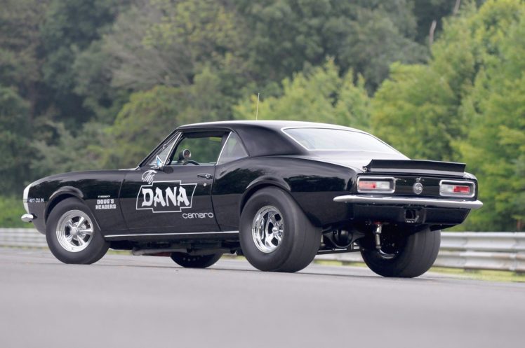 1967, Dana, Chevrolet, Camaro, Ss, L72, Coupe, Cars, Black, Drag HD Wallpaper Desktop Background