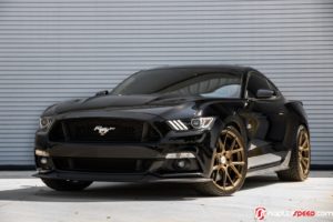 ford, Mustang, 2016, Black, Cars, Vossen, Wheel