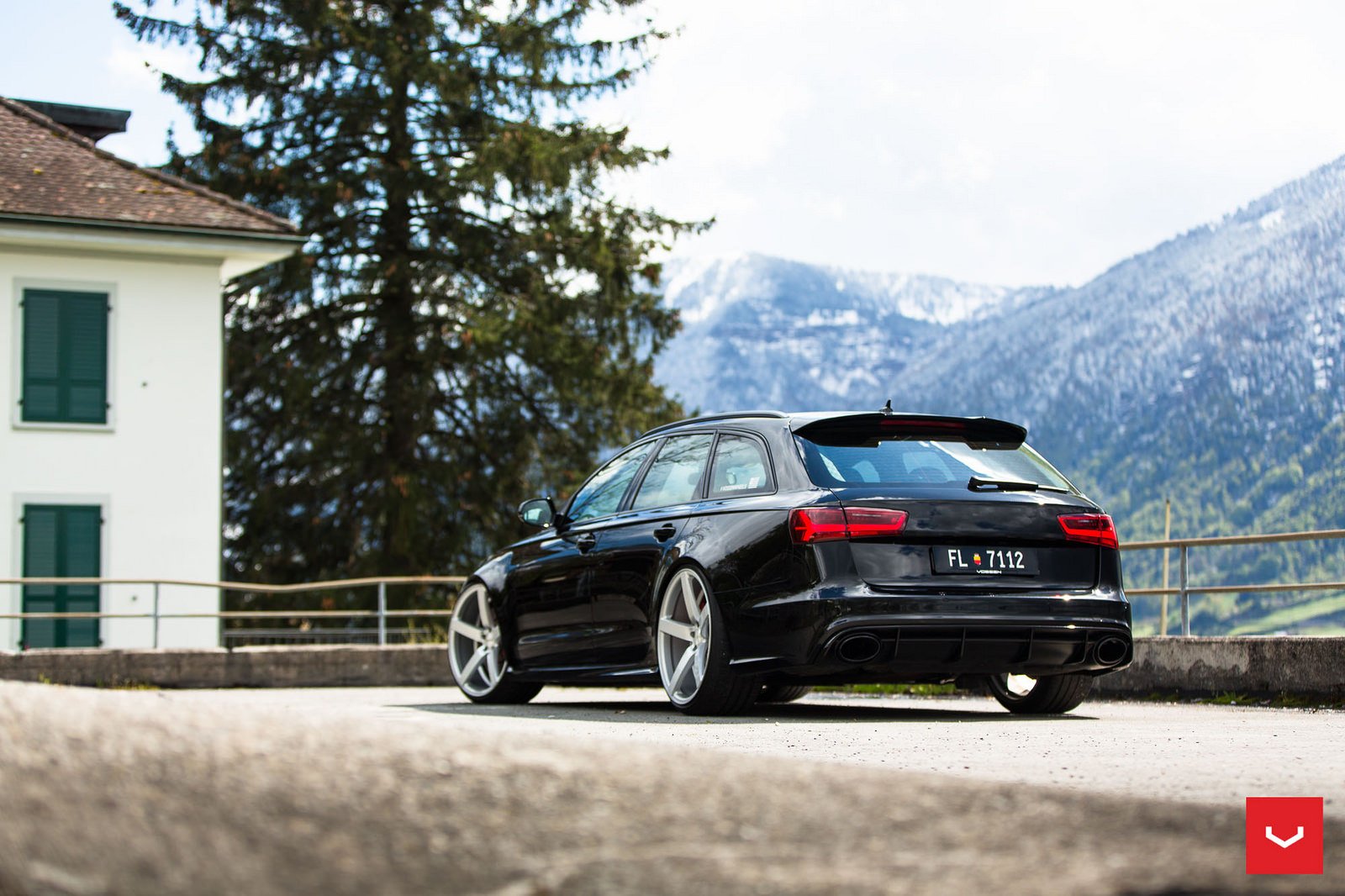 audi, Rs6, Avant, Black, Cars, Vossen, Wheel Wallpaper