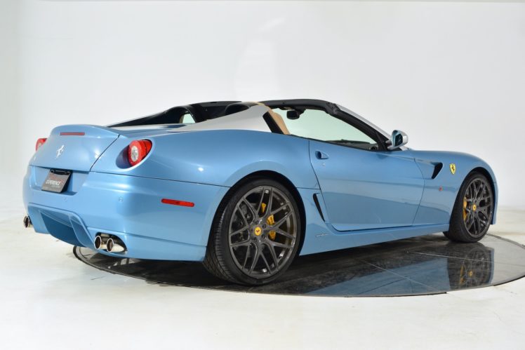 2011, Ferrari, 599, Sa, Aperta, Cars, Blue HD Wallpaper Desktop Background