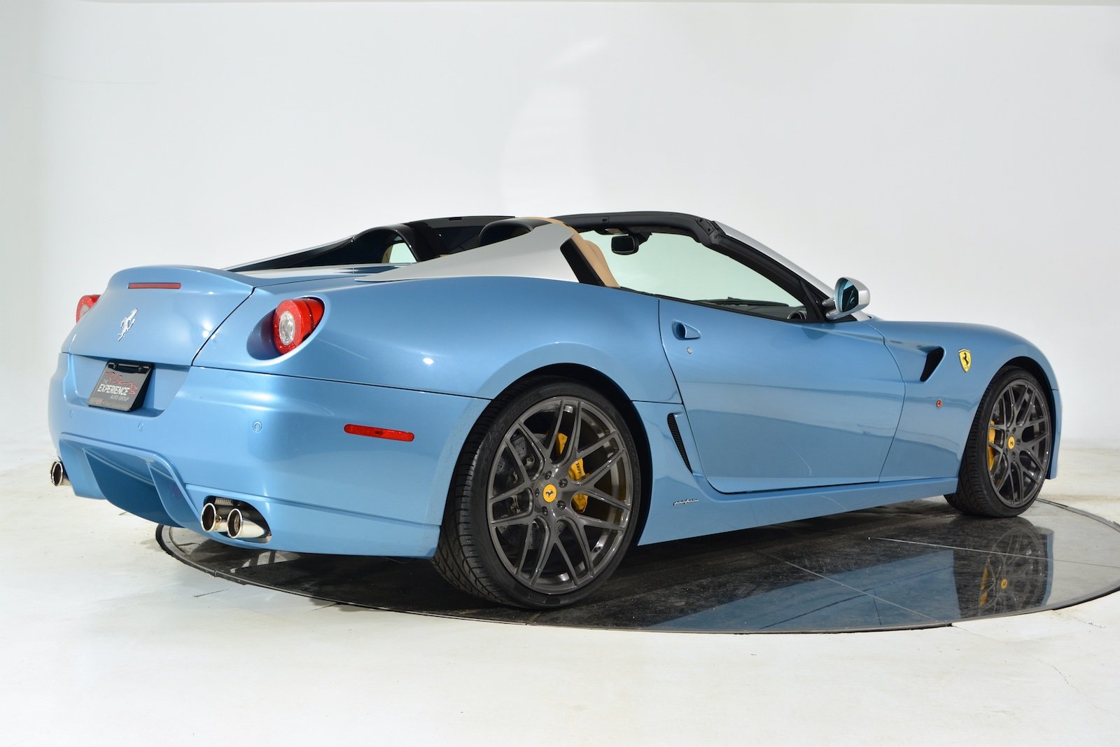 2011, Ferrari, 599, Sa, Aperta, Cars, Blue Wallpaper