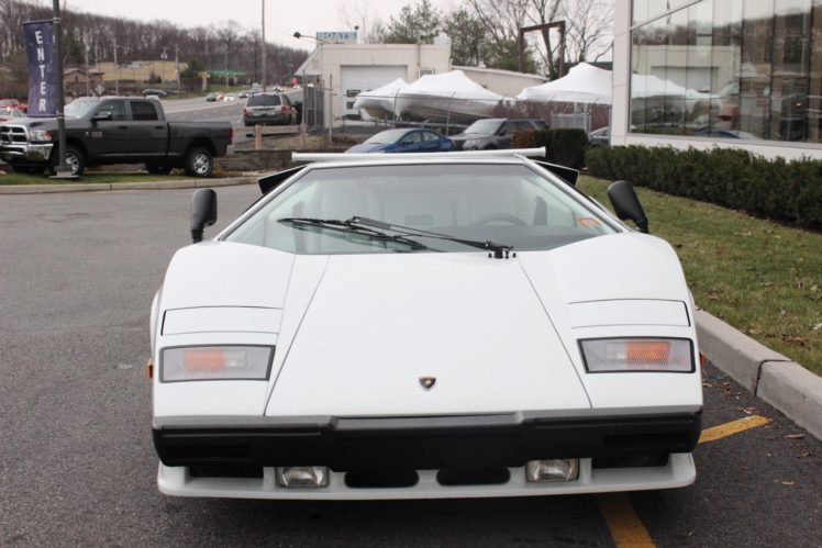 1988, Lamborghini, Countach, Cars, White HD Wallpaper Desktop Background