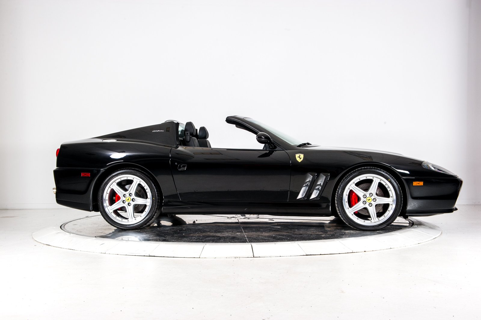 2005, Ferrari, 575, Superamerica, Cars, Black Wallpaper