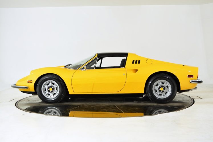 1973, Ferrari, Dino, 246, Gts, Cars, Classic, Yellow HD Wallpaper Desktop Background