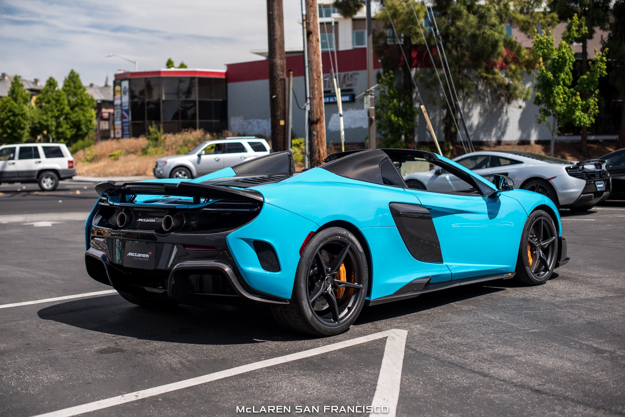 mclaren, Fistral, Blue, 675lt, Spider, Cars, 2016 Wallpaper