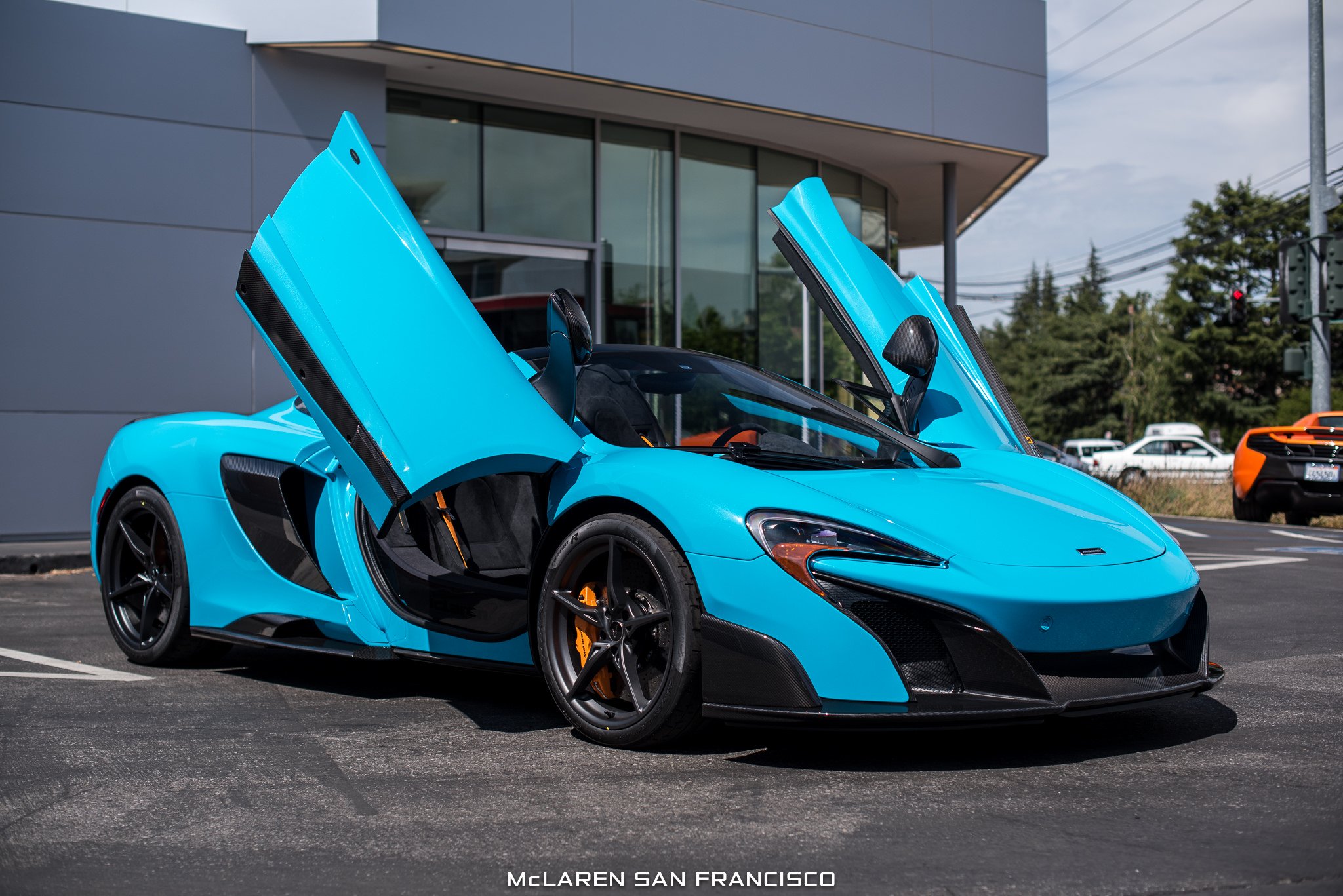 mclaren, Fistral, Blue, 675lt, Spider, Cars, 2016 Wallpaper