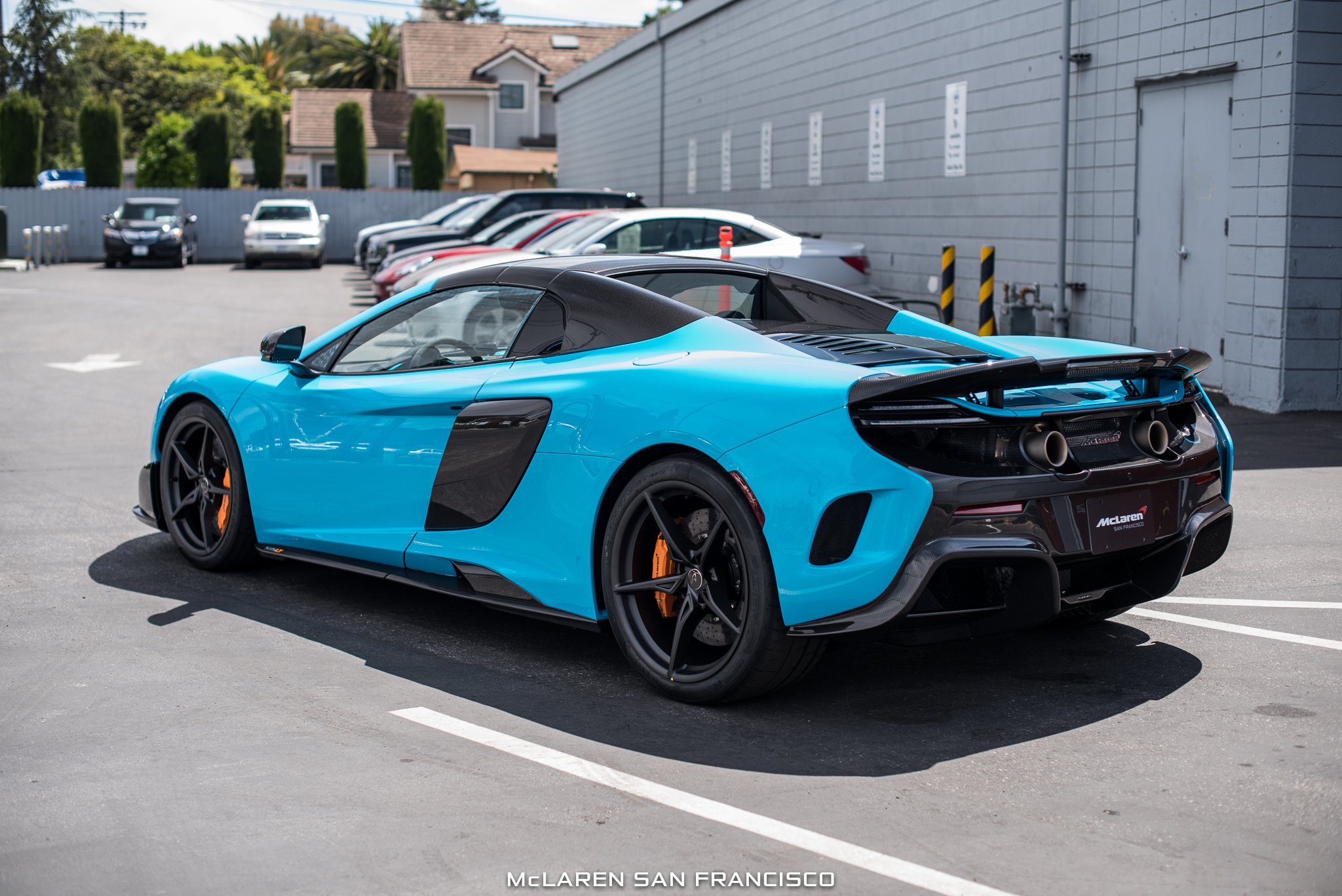 mclaren, Fistral, Blue, 675lt, Spider, Cars, 2016 Wallpaper