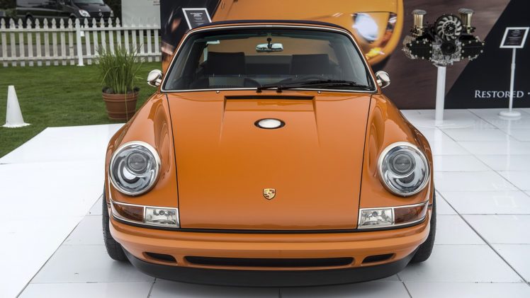 911, Cars, Luxemburg, Orange, Porsche, Singer, Targa HD Wallpaper Desktop Background