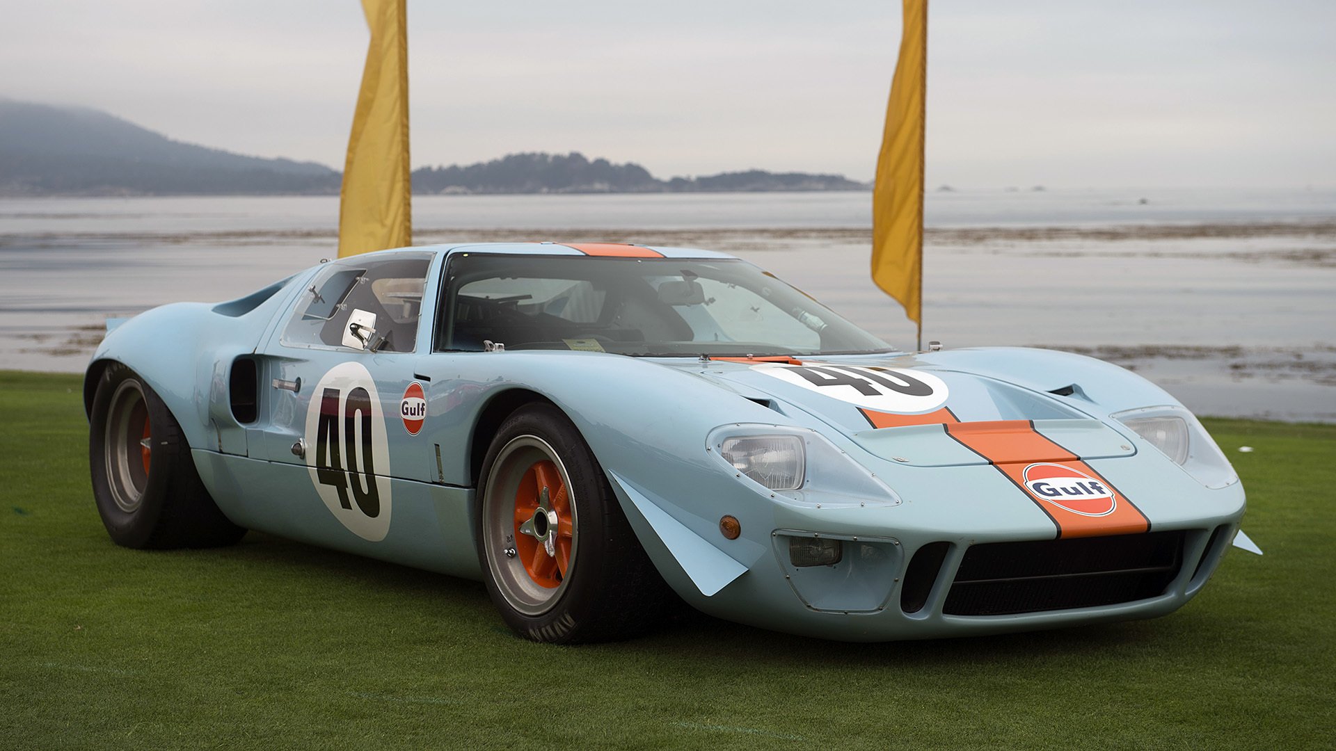 ford, Gt, Gt40, Cars, Racecars, Classic, Pebble, Beach, 2016 Wallpaper