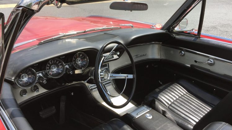 1961, Ford, Thunderbird, Convertible, Cars, Classic HD Wallpaper Desktop Background