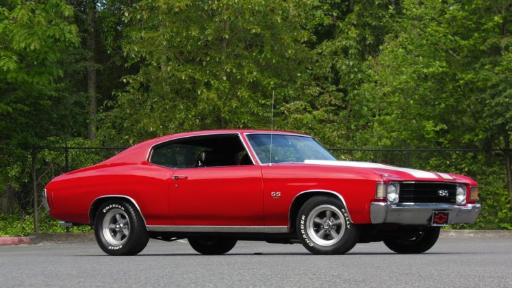 1972, Chevrolet, Chevelle, Ss, Cars, Coupe, Red HD Wallpaper Desktop Background