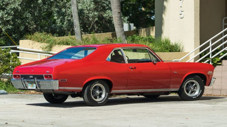 1970, Chevrolet, Nova, 454, Coupe, Cars, Red HD Wallpaper Desktop Background