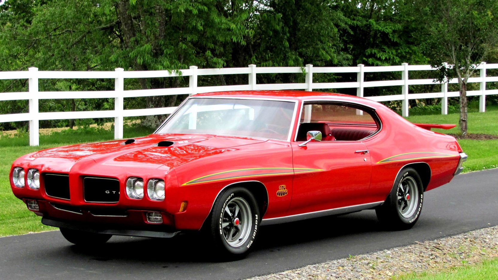 1970, Pontiac, Gto, Judge, Coupe, Cars, Red Wallpaper