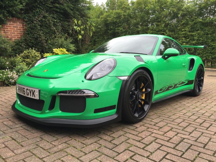 green, Porsche, 911, Gt3, Rs, Cars HD Wallpaper Desktop Background