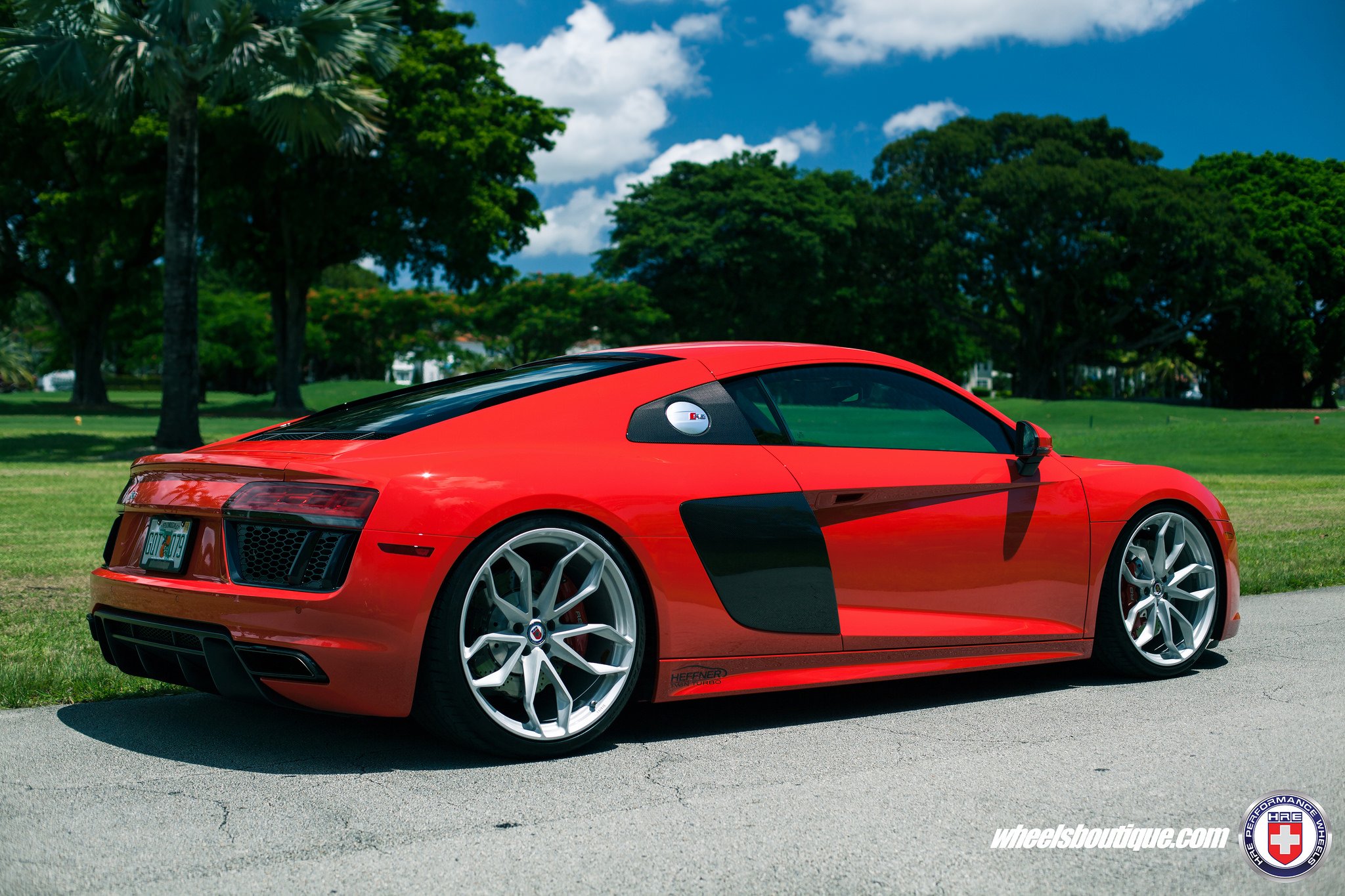 audi, R8, V10, Cars, Red, Hre, Wheels Wallpaper