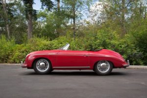 1954, Porsche, 356, Speedster, Signal, Red, Classic, Cars