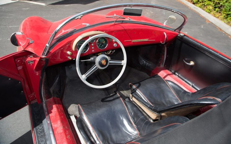 1954, Porsche, 356, Speedster, Signal, Red, Classic, Cars HD Wallpaper Desktop Background