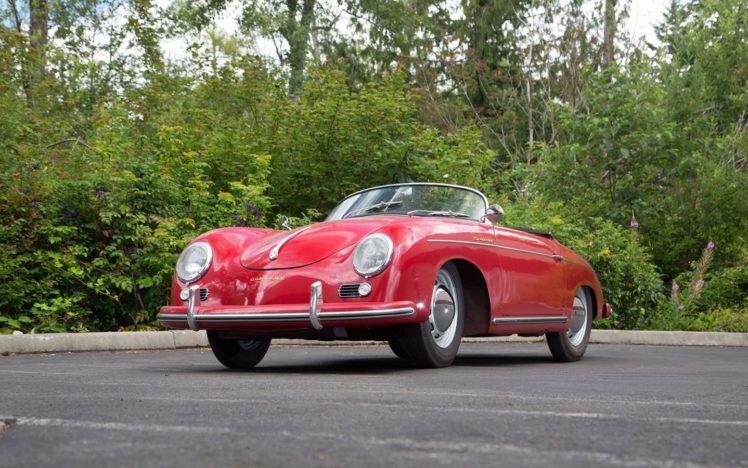 1954, Porsche, 356, Speedster, Signal, Red, Classic, Cars HD Wallpaper Desktop Background