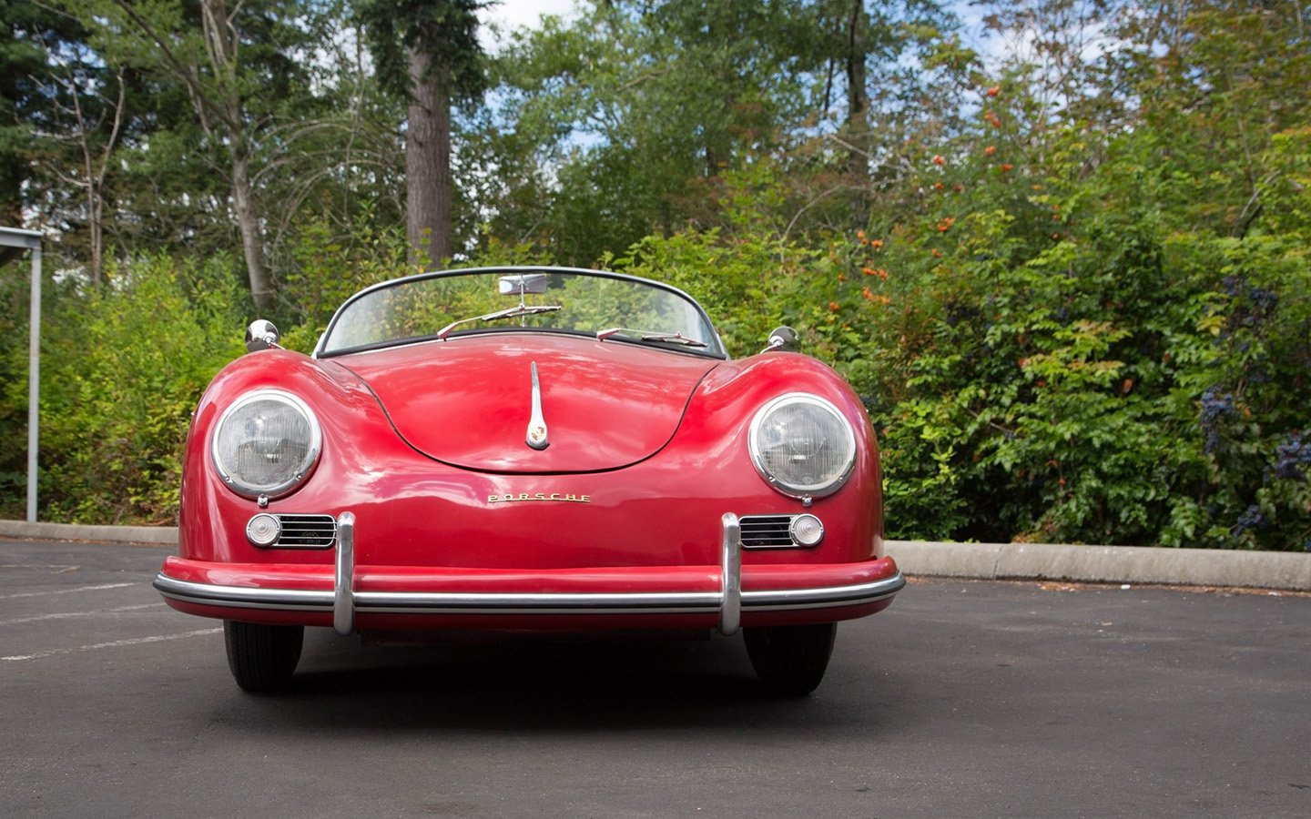 1954, Porsche, 356, Speedster, Signal, Red, Classic, Cars Wallpaper