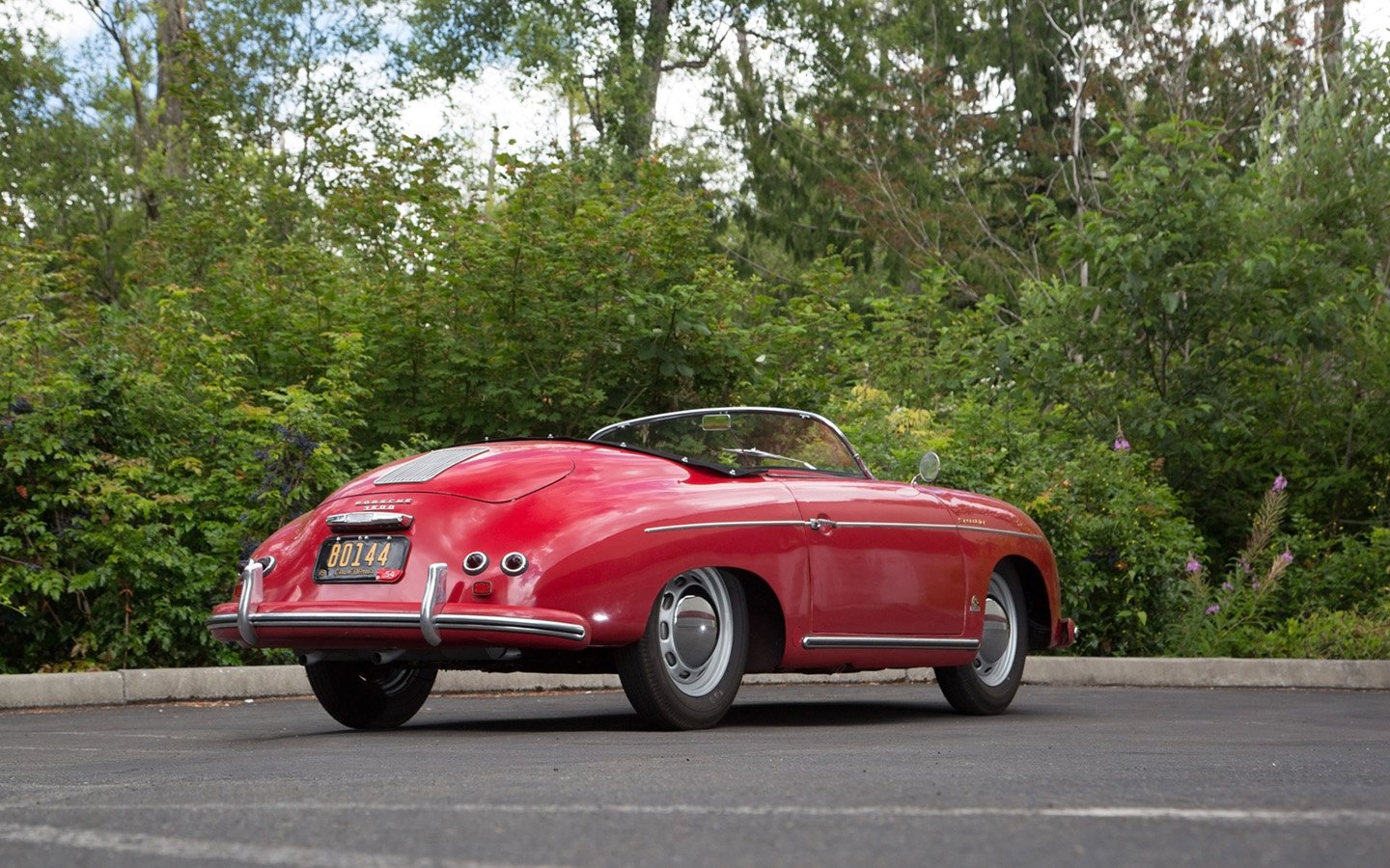 1954, Porsche, 356, Speedster, Signal, Red, Classic, Cars Wallpaper