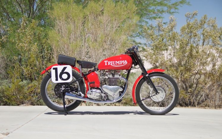 1947, Triumph, Grand, Prix, Racer, Motorcycle HD Wallpaper Desktop Background