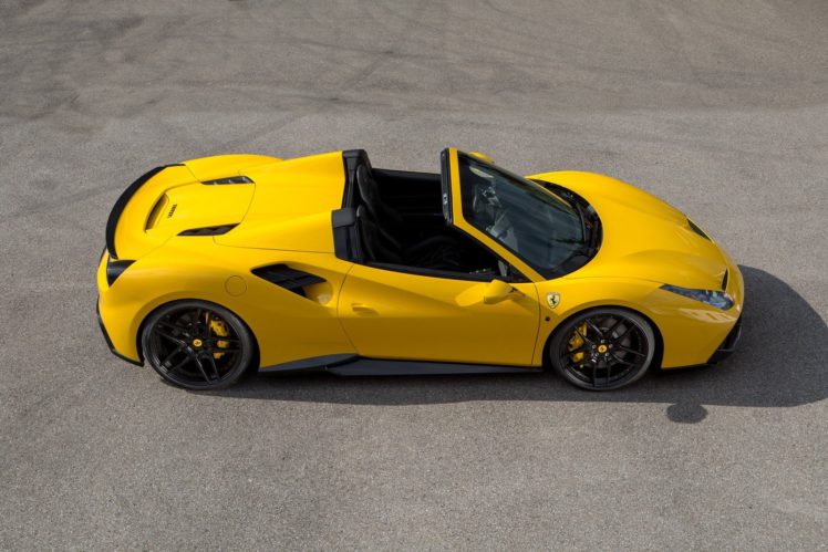 2016, Novitec, Rosso, Ferrari, 488, Spider, Yellow, Cars, Modified HD Wallpaper Desktop Background