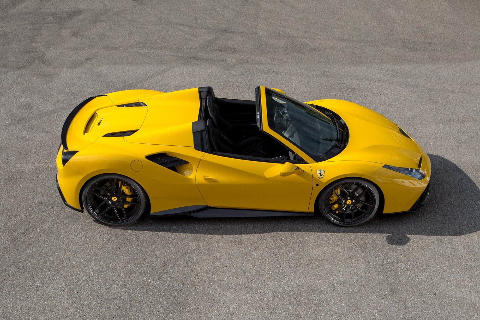 2016, Novitec, Rosso, Ferrari, 488, Spider, Yellow, Cars, Modified Wallpaper