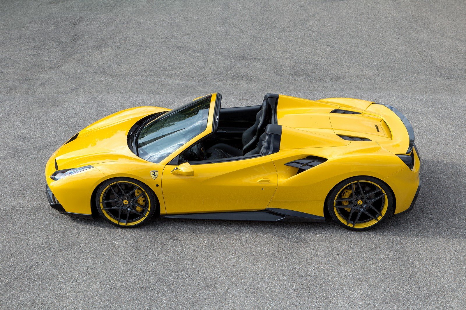 2016, Novitec, Rosso, Ferrari, 488, Spider, Yellow, Cars, Modified Wallpaper