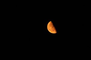 moon, Red, Satellite, Night, Sky
