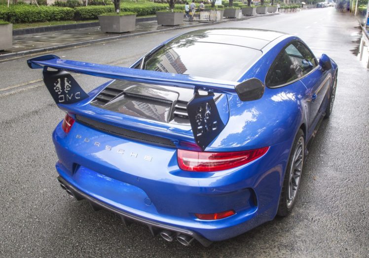 2016, Dmc, Porsche, 991, Gt3, Rs, Cars, Blue, Modified HD Wallpaper Desktop Background